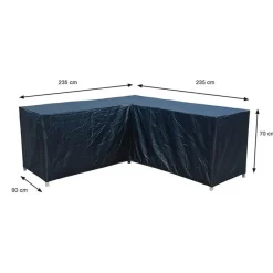 Tuinmeubelbeschermers-Garden Impressions Lounge dining hoes L 235/235x90xH70 cm