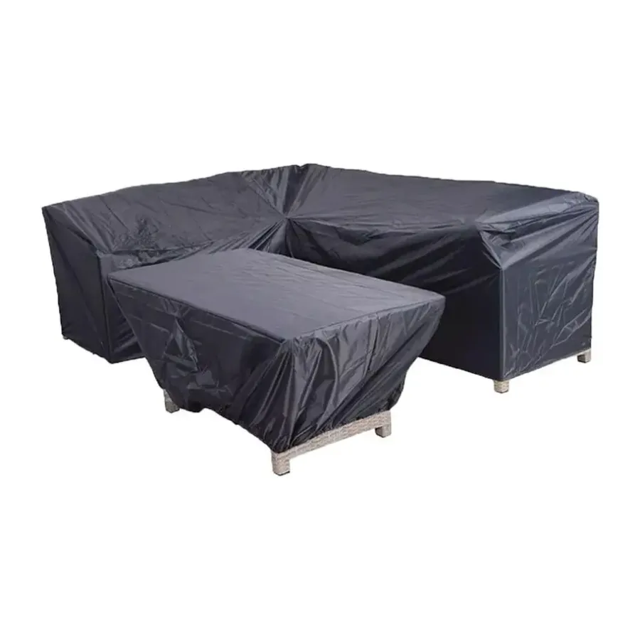 Tuinmeubelbeschermers-Garden Impressions Lounge dining hoes 233/293x90xH70 en 162x92xH63 cm