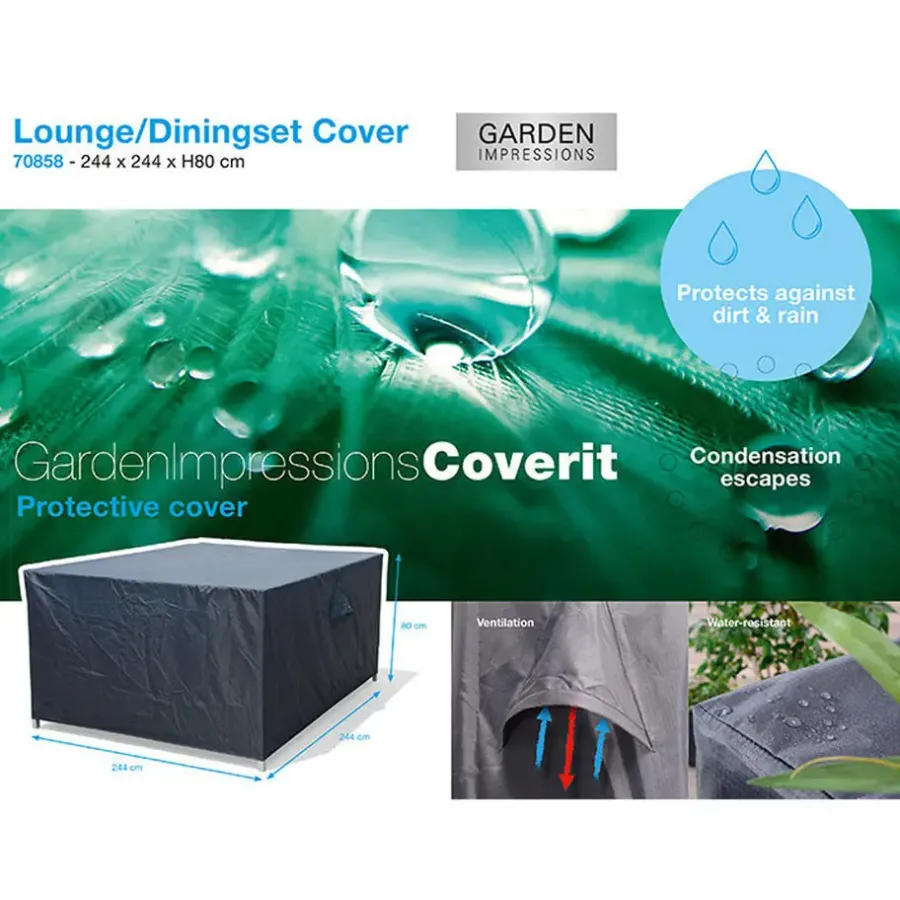 Garden Impressions Lounge dining hoes 244x244xH80 cm