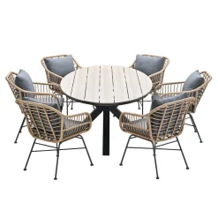 Garden Impressions Lucas Tulli 7-delige tuinset - bruin