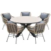 Garden Impressions Lucas tuinset 6-delig bruin -Tulli tafel bruin