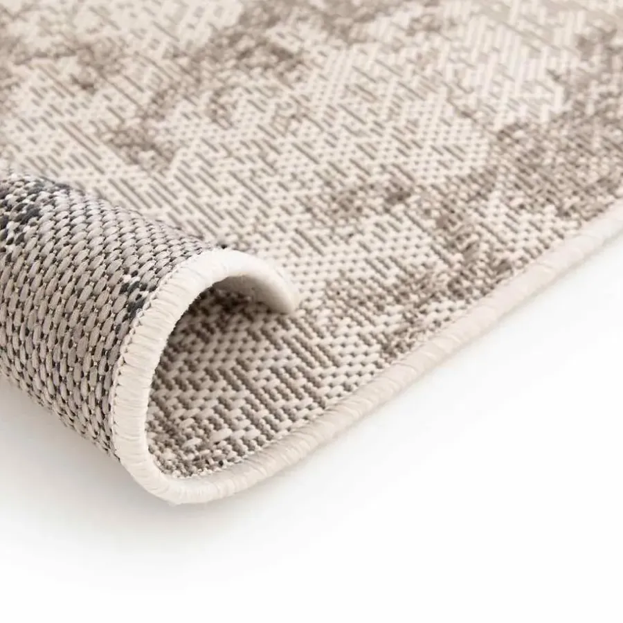 Buiten Vloerkleden|Buiten Vloerkleden-Garden Impressions Madras buitenkleed - 120x170 cm - marble taupe