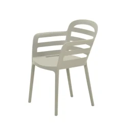 Tuinstoelen-Garden Impressions Mira tuinstoel zand - 4 stuks