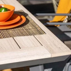 Tuintafels-Garden Impressions Penedo tuintafel 160x90 cm - light teak vironwood