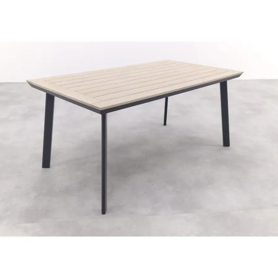 Tuintafels-Garden Impressions Penedo tuintafel 160x90 cm - light teak vironwood