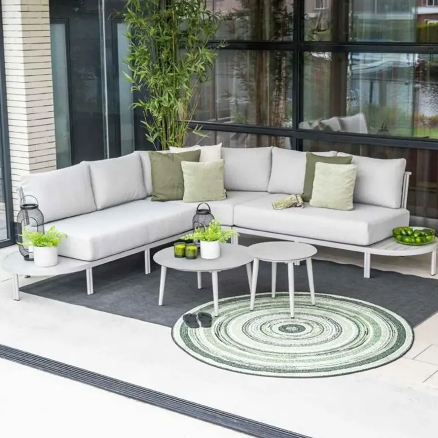 Loungesets-Garden Impressions Queenstown loungeset 3-delig - taupe