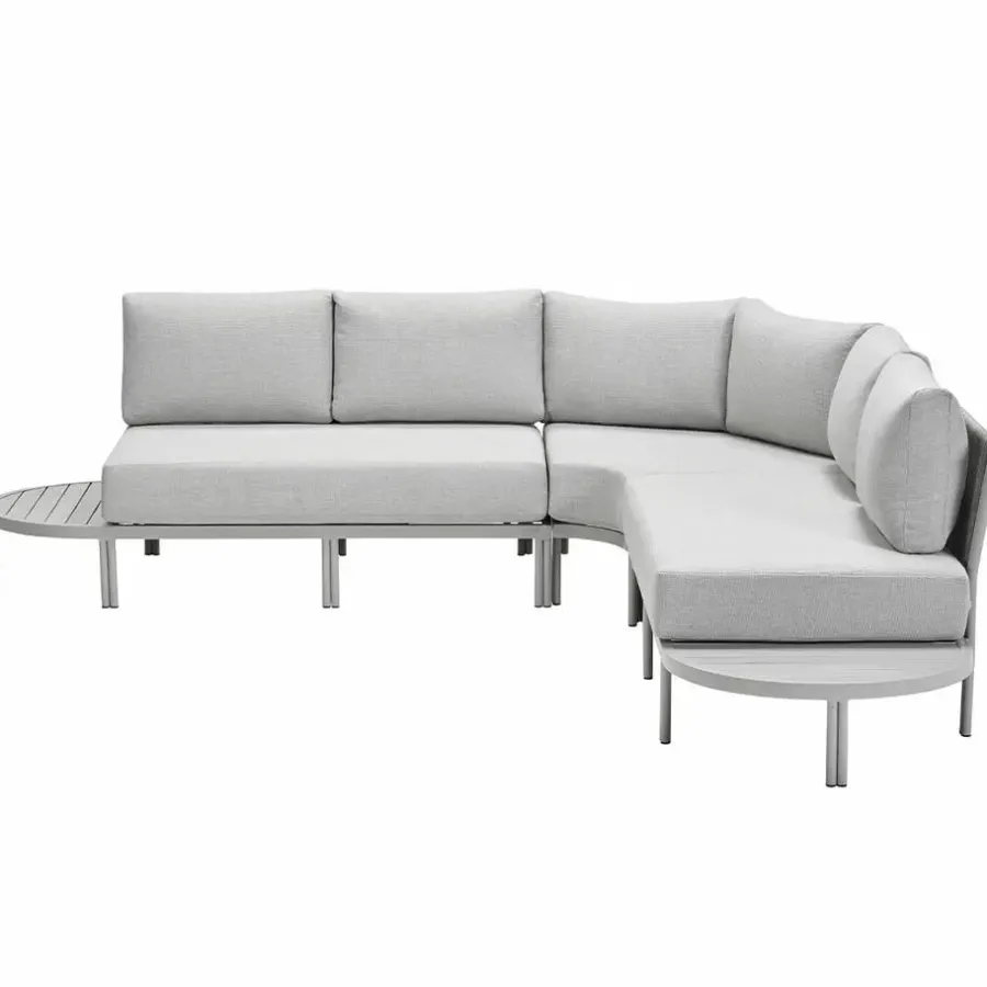 Loungesets-Garden Impressions Queenstown loungeset 3-delig - taupe