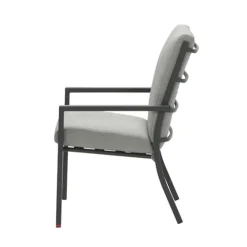 Garden Impressions Senja lounge dining tuinstoel - donker grijs