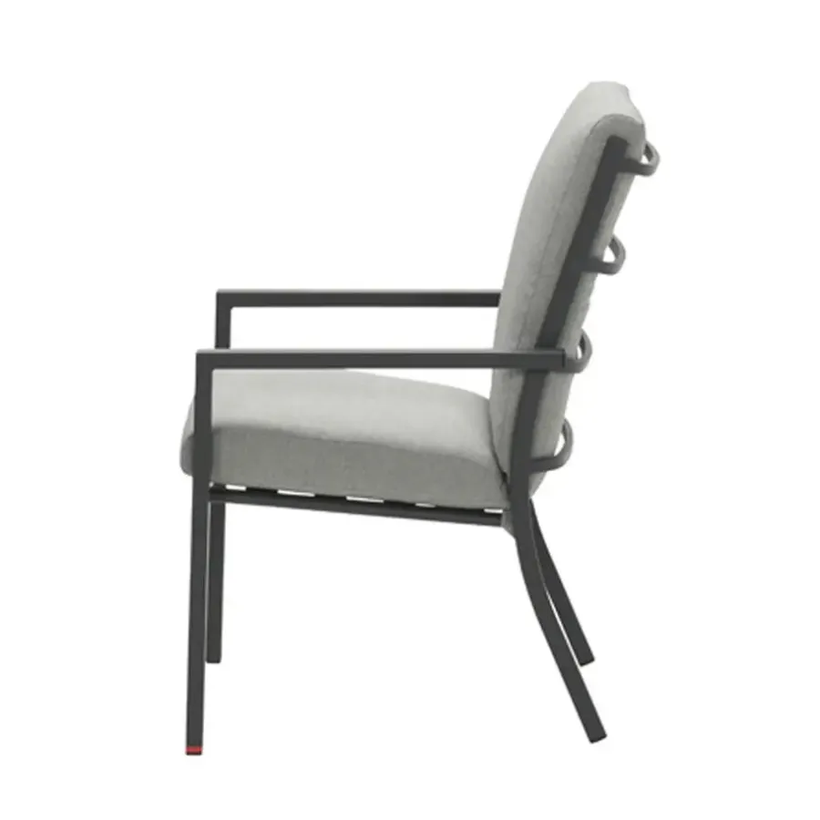 Garden Impressions Senja lounge dining tuinstoel - donker grijs