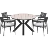 Tuinsets-Garden Impressions Tineo - Tulli tuinset 5-delig 180x115 cm