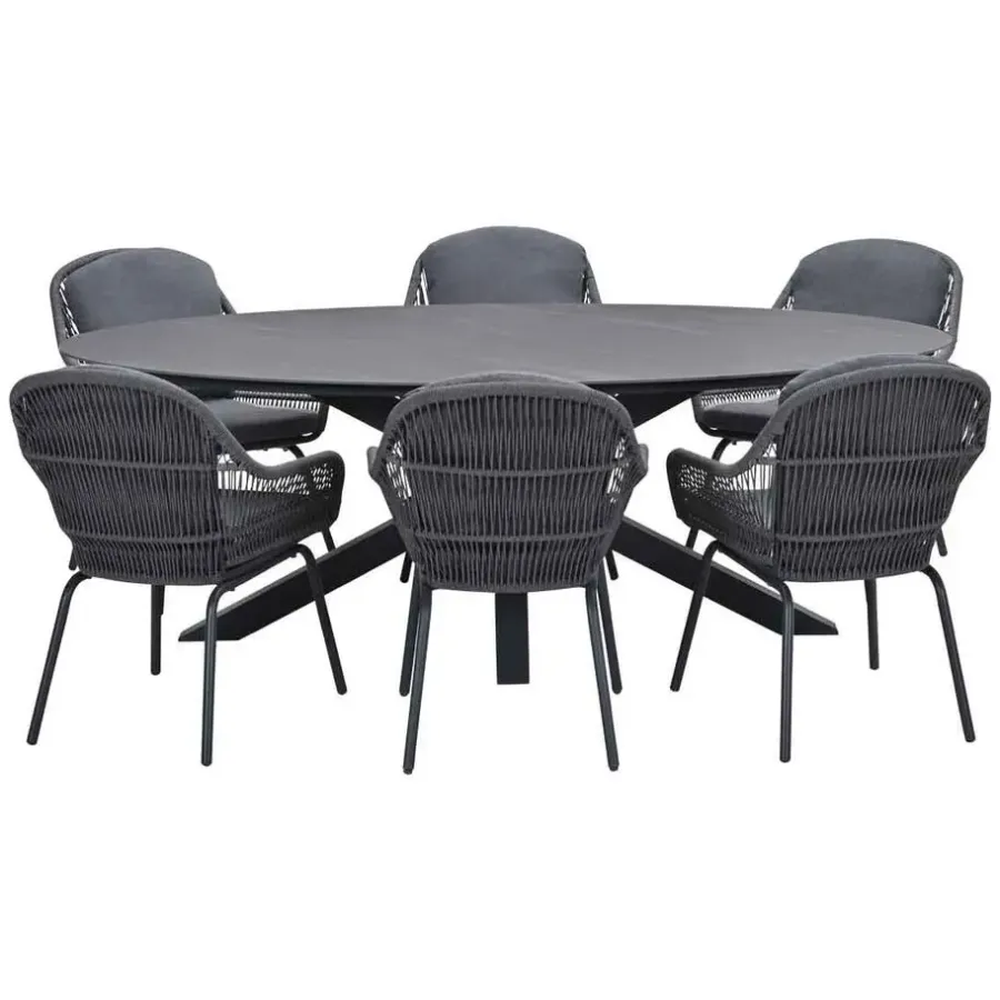 Garden Impressions Yima - Scot tuinset 7-delig Napoli grey
