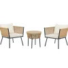 Beliani GARGANO - Tuinset - Beige - PE rotan