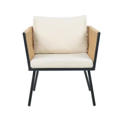Beliani GARGANO - Tuinset - Beige - PE rotan