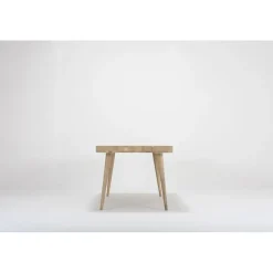 Houten Eettafels-Leen Bakker Gazzda Ena Table Eikenhouten Eettafel 160 x 90 cm - Whitewash