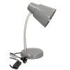 Bureaulampen|Bureaulampen-Merkloos Gerim Bureaulamp - grijs - 14 x 34 cm - 40 watt - buigbaar