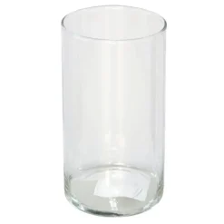 Vazen-Gerimport Bloemenvaas cilinder - helder glas - D10 x H20 cm