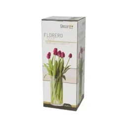 Vazen-Gerimport Bloemenvaas cilinder - helder glas - D10 x H20 cm