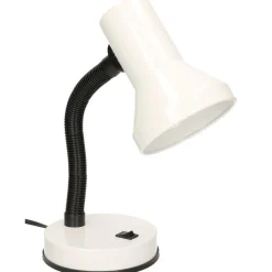 Bureaulampen|Bureaulampen-Merkloos Gerimport Bureaulamp - wit - 13 x 30 cm - buigbaar