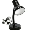Bureaulampen|Bureaulampen-Gerimport Bureaulamp - zwart - 13 x 30 cm - buigbaar