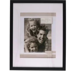 Fotolijsten-Gerimport Fotolijstje Paris - 28 x 35 cm - zwart - passe partout