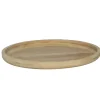 Dienbladen-Gerimport Serveer plateau - ovaal - dienblad - hout - 33 cm