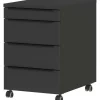 Germania Ladekast met wielen Hermoso - 42 x 60 x 63 cm - Antraciet