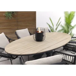 Garden Impressions GI Margriet / Edison Ovale 6-delige Tuinset - 220 x 115 cm