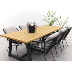 Tuinsets-Garden Impressions GI Margriet black /Noah tuinset -7-delig