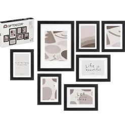 Fotolijsten-Giftdecor Collage voor 7x foto - voor verschillende maten fotos
