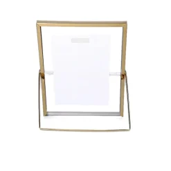 Fotolijsten-Giftdecor Fotolijstje - 10 x 15 cm - goud - metaal - modern