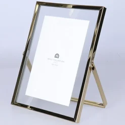 Fotolijsten-Giftdecor Fotolijstje - 10 x 15 cm - goud - metaal - modern