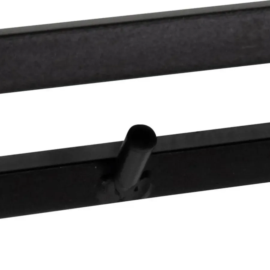 Giga Living Giga Meubel Kapstok Zwart - Metaal - 28x77x22cm - Kapstok Bronx
