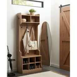 Leen Bakker GINDAGAI - Schoenenkast - Lichtbruin - Hout