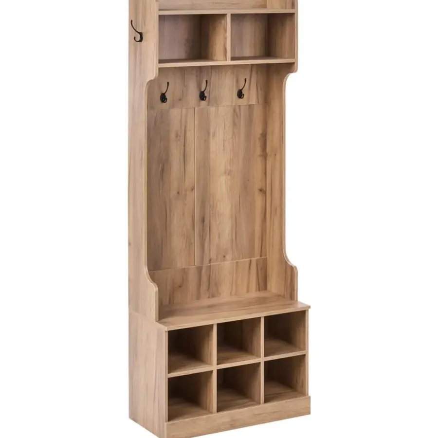 Leen Bakker GINDAGAI - Schoenenkast - Lichtbruin - Hout