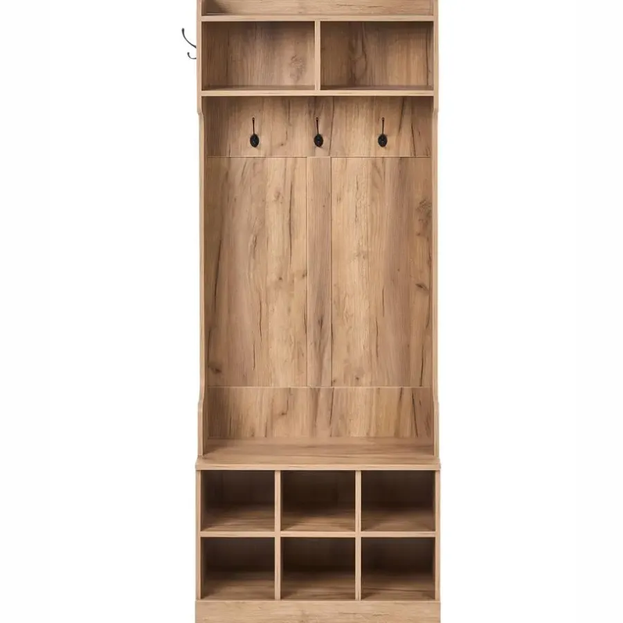 Leen Bakker GINDAGAI - Schoenenkast - Lichtbruin - Hout