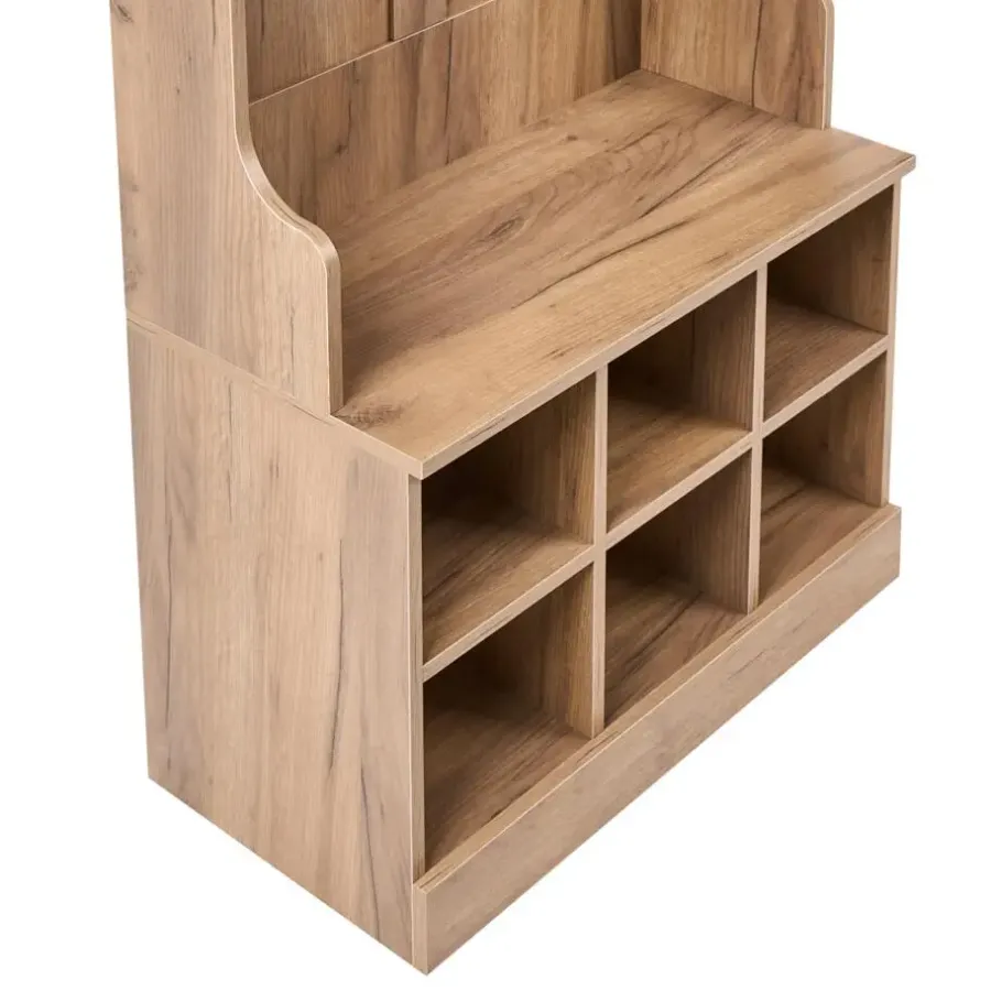 Leen Bakker GINDAGAI - Schoenenkast - Lichtbruin - Hout