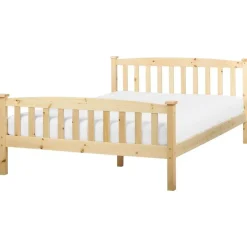 Twijfelaars-Beliani GIVERNY - Bed - Lichthout - 140 x 200 cm - Dennenhout