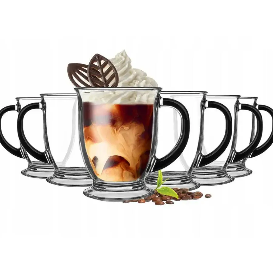 Koffieglazen-Glasmark Koffie glazen - 6x - 400 ml - latte macchiato glazen