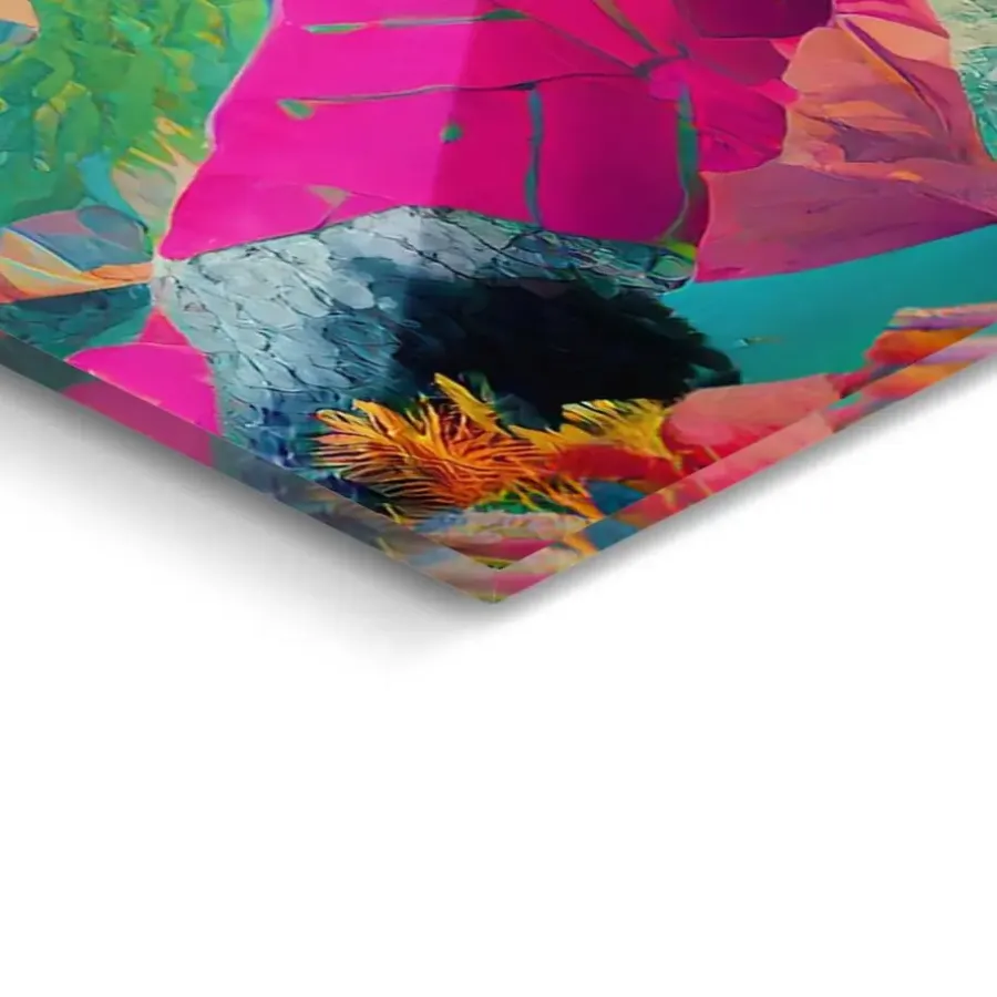 Reinders Glasschilderij Bright Mountains - 78 x 116cm - Bont