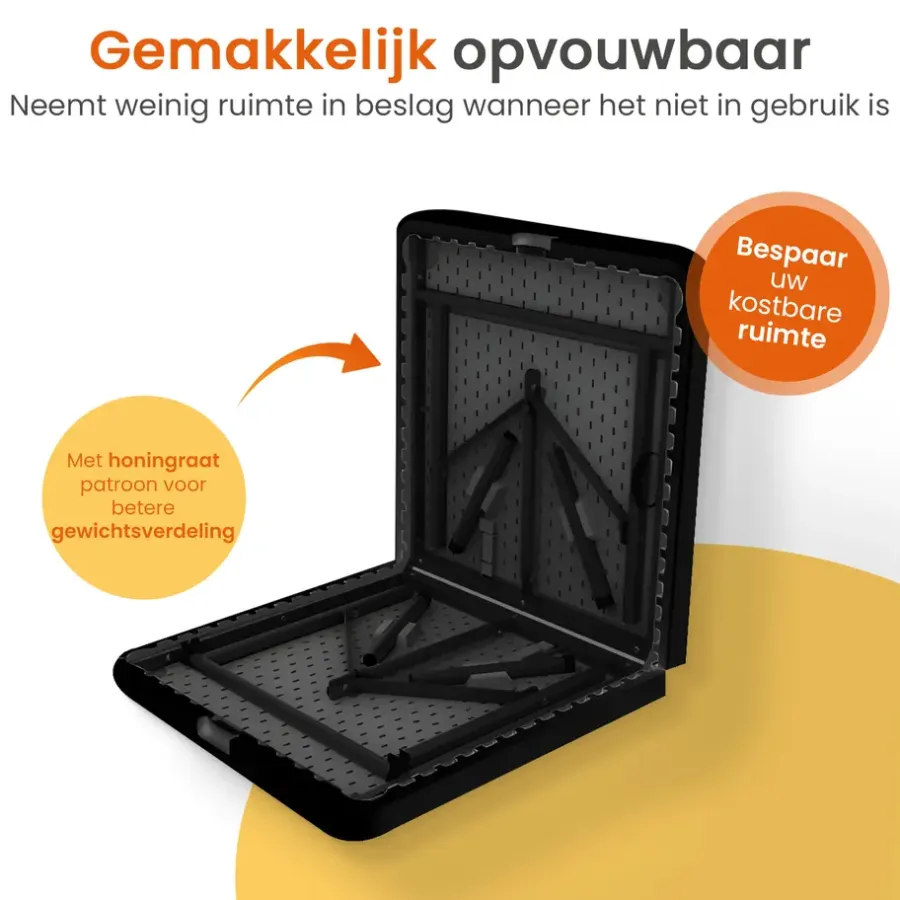 Goliving Inklapbare Tafel – Klaptafel – Campingtafel – Vouwtafel Buiten