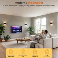 Buitenverlichting|Wandlampen-Goliving lamp – Wandlamp - Buitenlamp - Waterdichte LED-verlichting