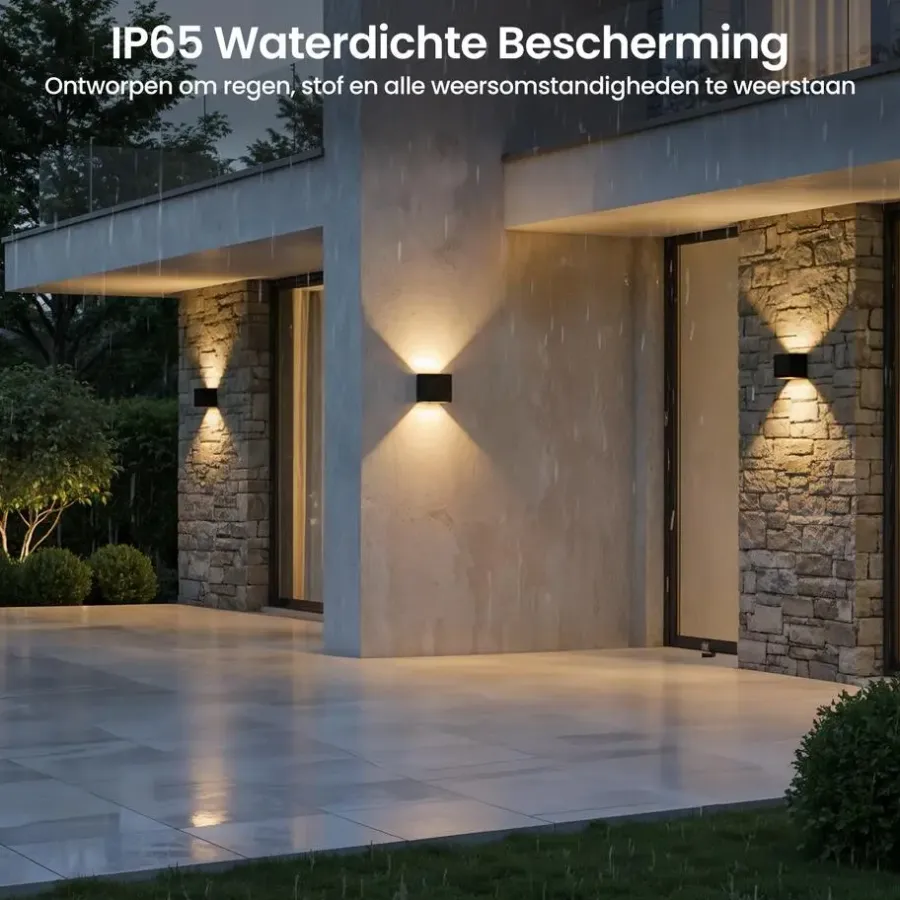 Buitenverlichting|Wandlampen-Goliving lamp – Wandlamp - Buitenlamp - Waterdichte LED-verlichting