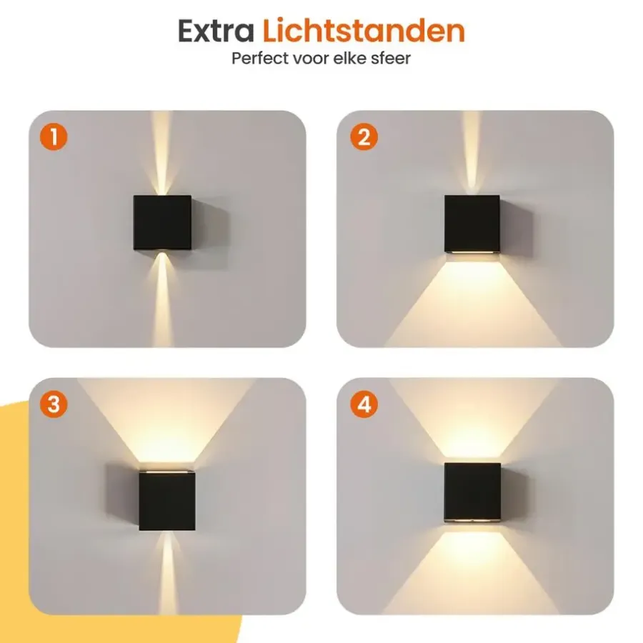 Buitenverlichting|Wandlampen-Goliving lamp – Wandlamp - Buitenlamp - Waterdichte LED-verlichting