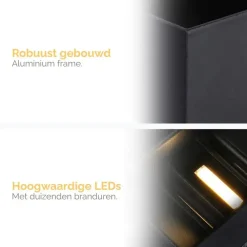 Buitenverlichting|Wandlampen-Goliving lamp – Wandlamp - Buitenlamp - Waterdichte LED-verlichting
