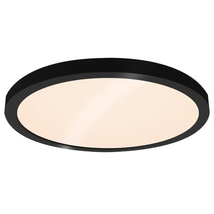 Goliving Plafondlamp - Plafonnière - LED - Ø23cm - Zwart
