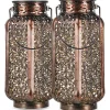Kandelaars En Windlichten-Goliving Solar Tafellamp Spark – 2 Stuks – LED Buitenverlichting Zonne-energie
