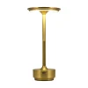 Tafellampen-Goliving Tafellamp Op Accu - Oplaadbaar en Dimbaar - Hoogte 27 cm - Goud