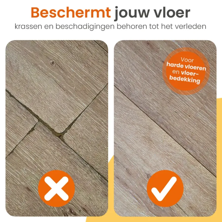 Vloerbescherming-Goliving Vloerbeschermer bureaustoel - 90x120cm - Bureaustoelmat