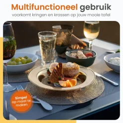 Vloerbescherming-Goliving Vloerbeschermer bureaustoel - 90x120cm - Bureaustoelmat