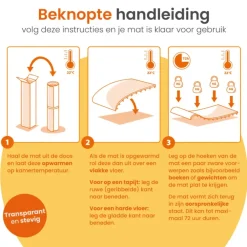 Vloerbescherming-Goliving Vloerbeschermer bureaustoel - 90x120cm - Bureaustoelmat